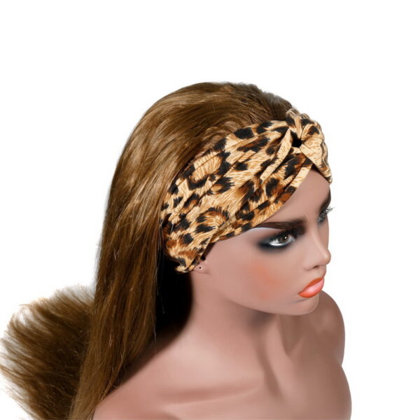 Colored Wig #8 #27 Color Straight Human Hair Headband Wig - Image 3